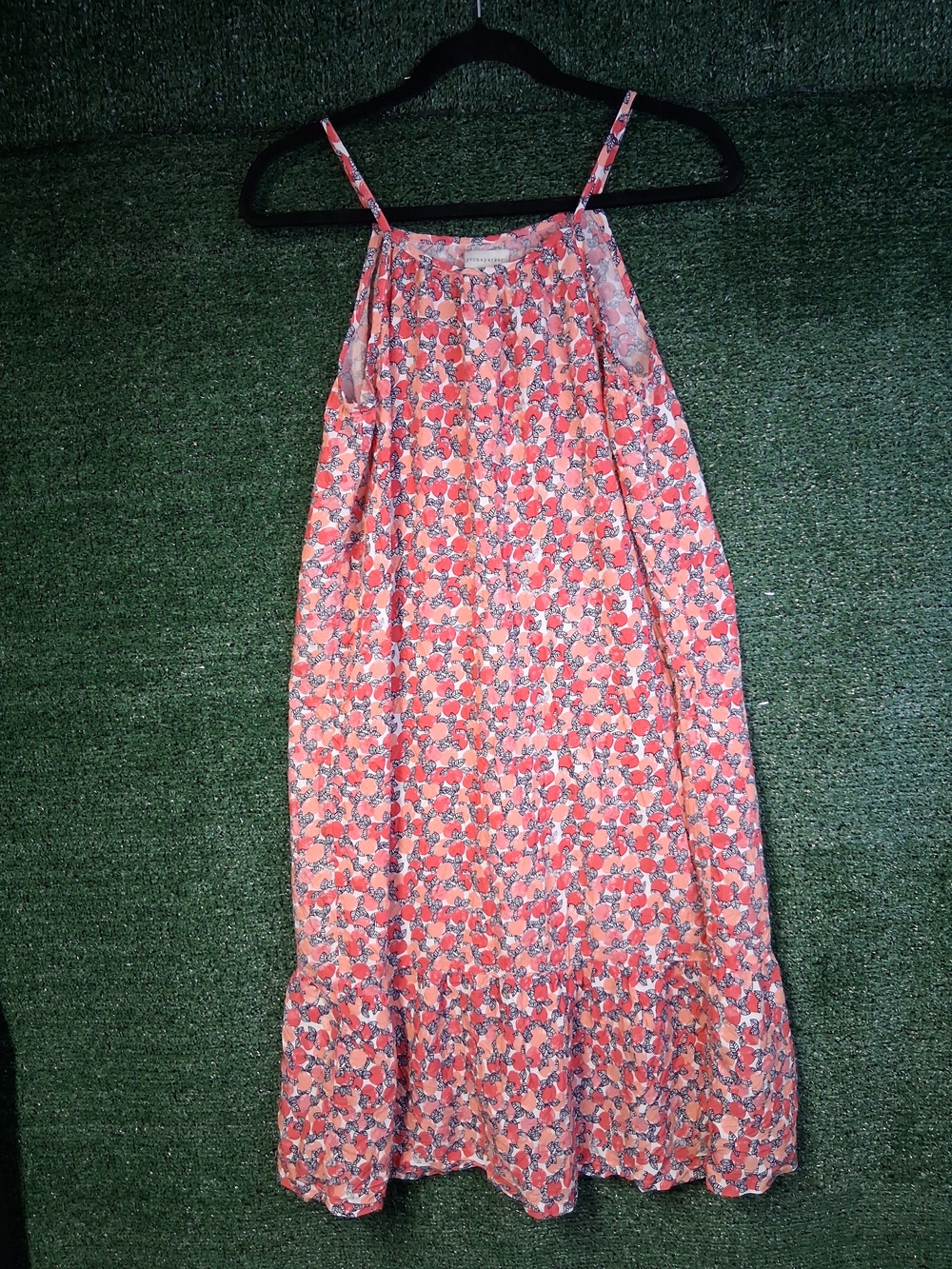 Peyton & Parker Coral Peach Floral Tank Dress